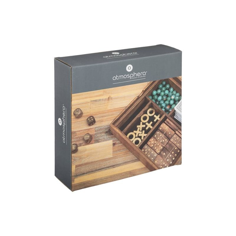 Caja de Madera Multijuego