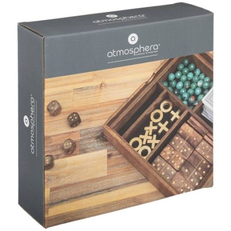 Caja de Madera Multijuego