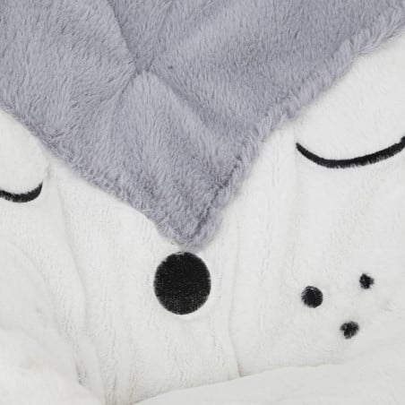 Silla Plegable Poliester Gris Zorro