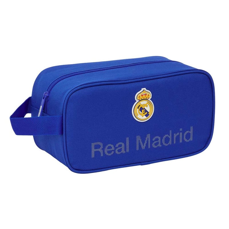 Zapatillero Azul Mediano Real Madrid De Safta