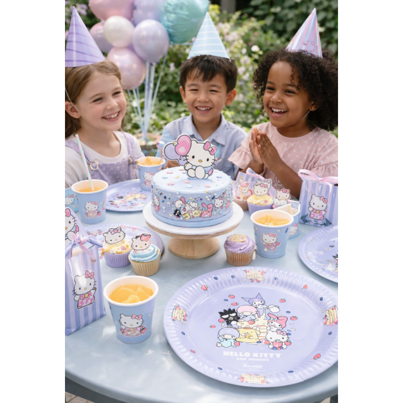 Platos Hello Kitty & Friends Violeta 6 Uds