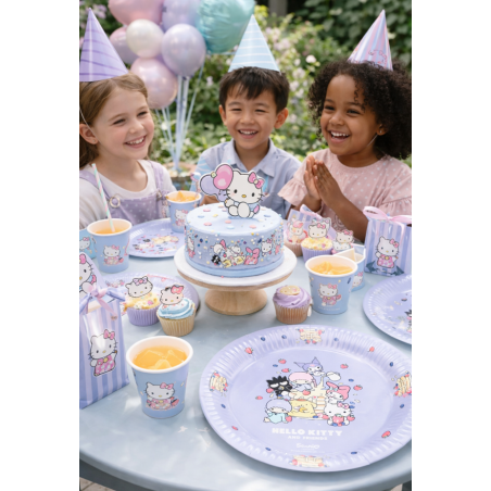 Platos Hello Kitty & Friends Violeta 6 Uds