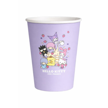 Vasos Hello Kitty & Friends Violeta 270 Ml 12 Uds De Partilandia