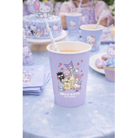 Vasos Hello Kitty & Friends Violeta 270 Ml 12 Uds De Partilandia 2