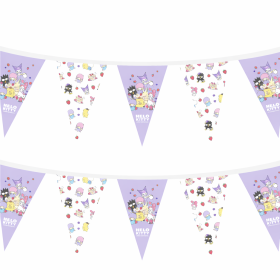 Banderín Hello Kitty & Friends Violeta De Partilandia