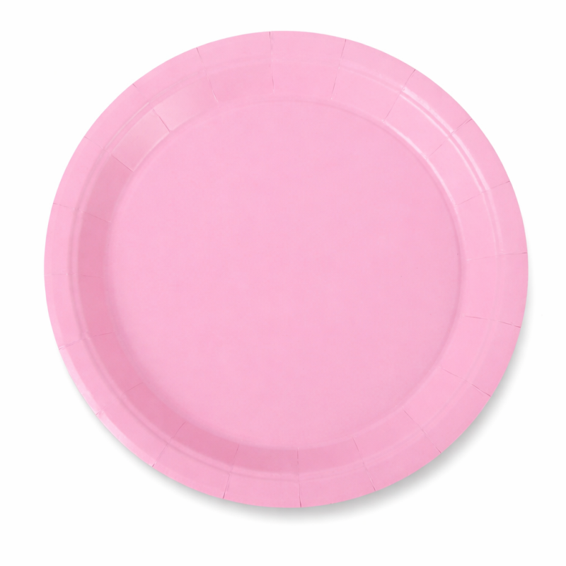 Platos Rosa Pastel 6 Uds De Partilandia