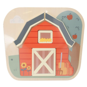 Puzzle Granja Madera Surtido 2