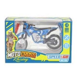 Moto Cross Racing Speed & Go 1:18 Surtido