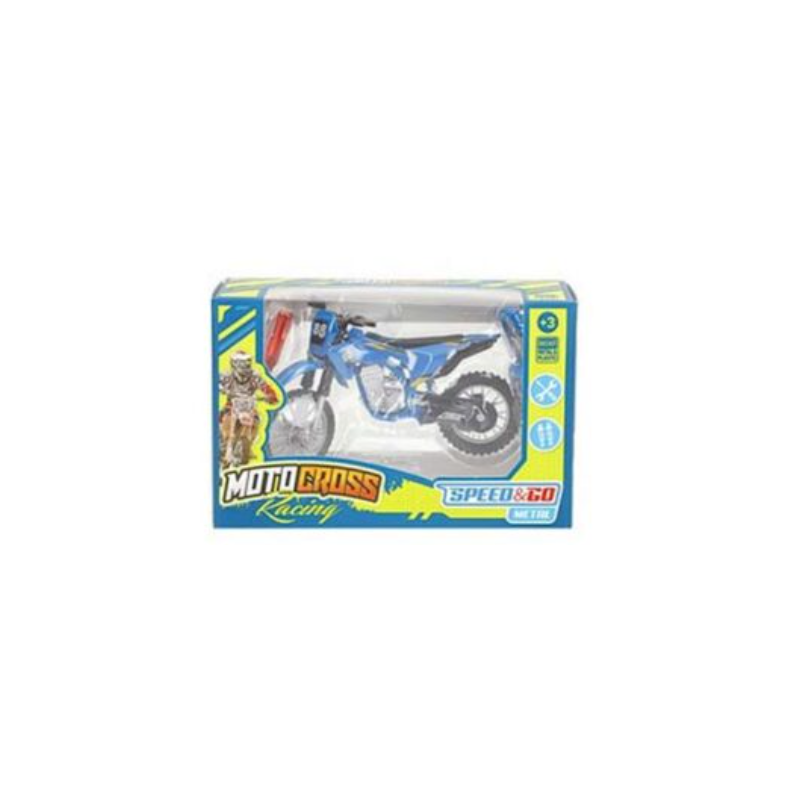 Moto Cross Racing Speed & Go 1:18 Surtido