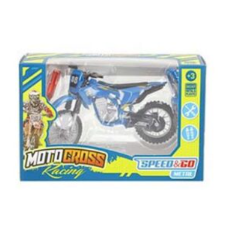 Moto Cross Racing Speed & Go 1:18 Surtido