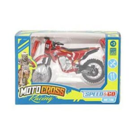 Moto Cross Racing Speed & Go 1:18 Surtido