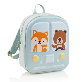 Mochila Preescolar Bus Stop Verde