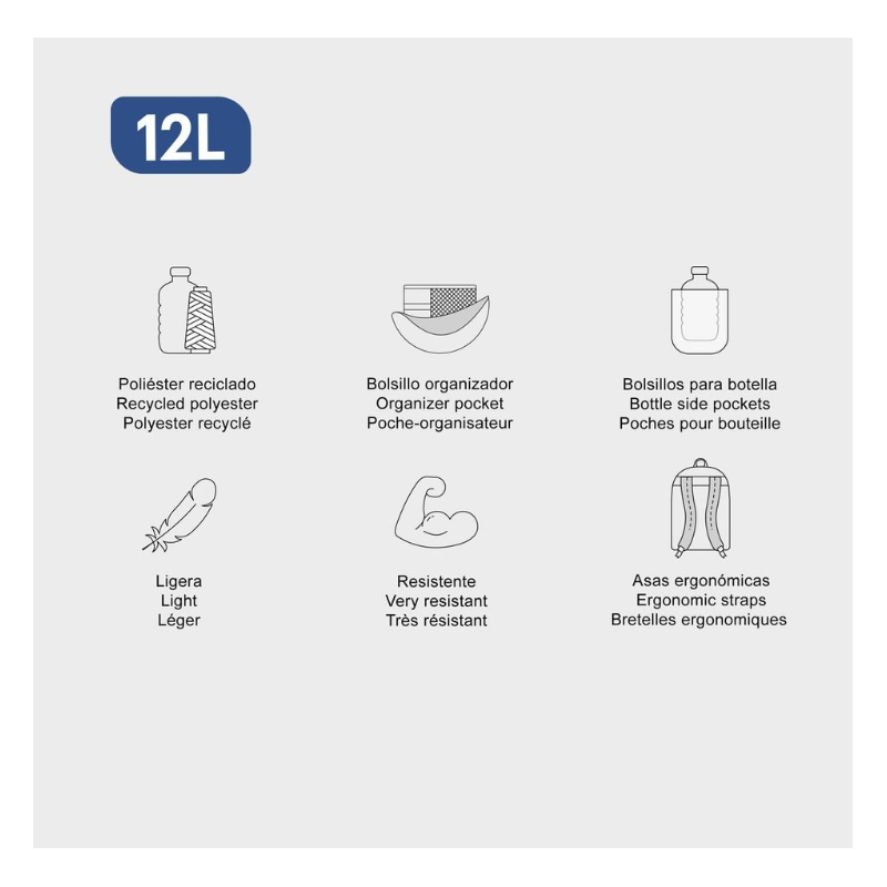 Mochila Escolar London Grand Prix