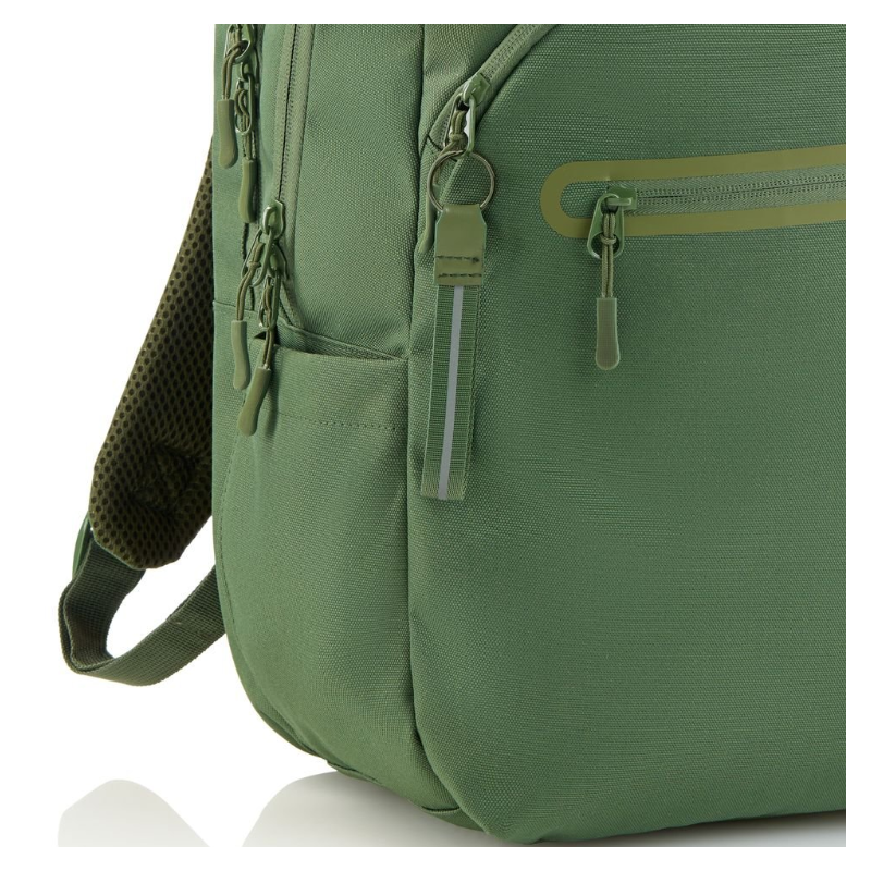 Mochila Escolar Oslo Raw Verde