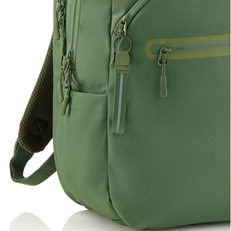 Mochila Escolar Oslo Raw Verde