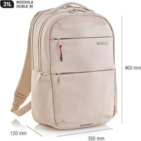 Mochila Bag To Work Beige De Apli 2