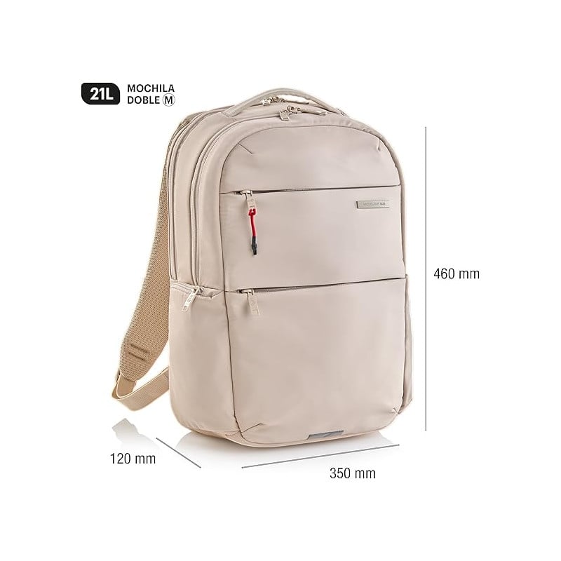 Mochila Bag To Work Beige