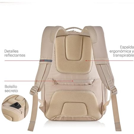 Mochila Bag To Work Beige
