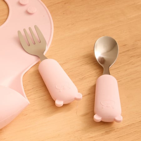 Juego de Cubiertos Rosa