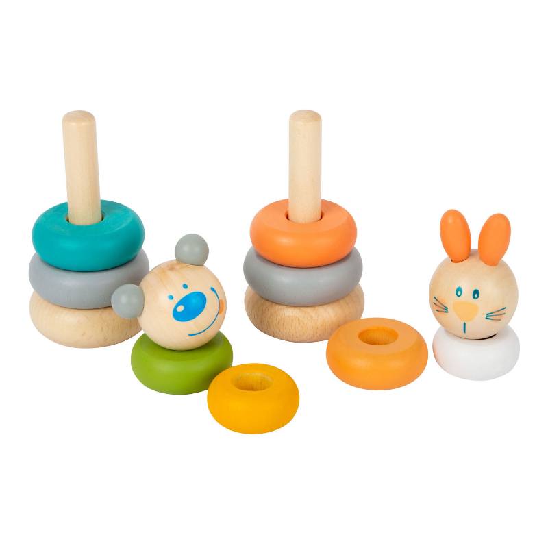 Juego Torre De Apilar Madera