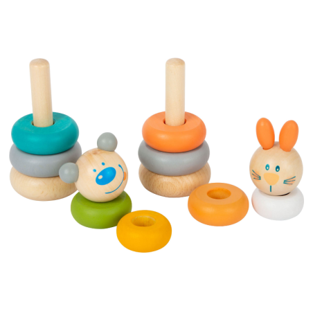 Juego Torre De Apilar Madera