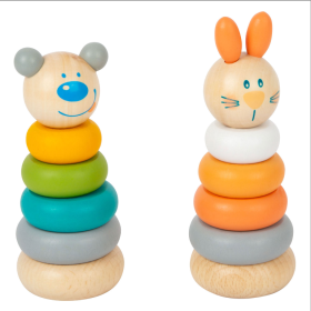 Juego Torre De Apilar Madera