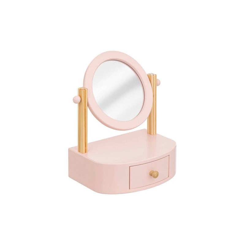 Tocador Infantil Rosa con Cajón
