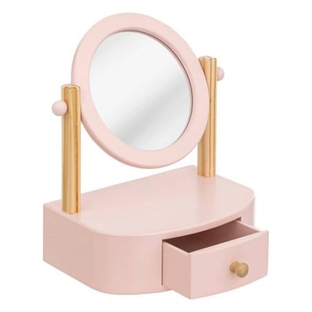 Tocador Infantil Rosa con Cajón