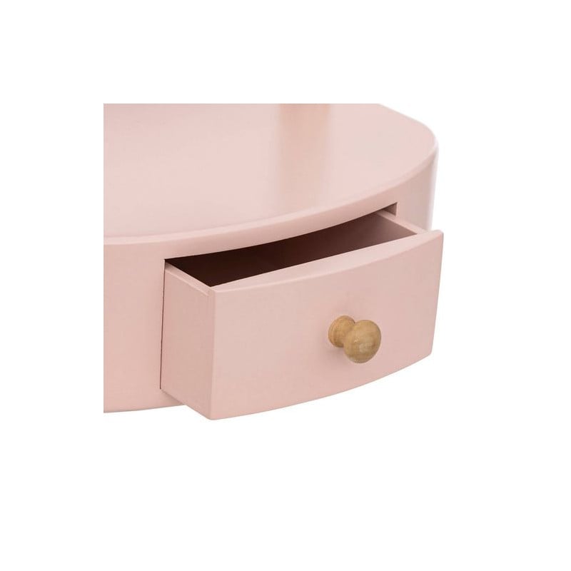 Tocador Infantil Rosa con Cajón