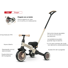 Qplay Triciclo Stager Brown De Qplay 2