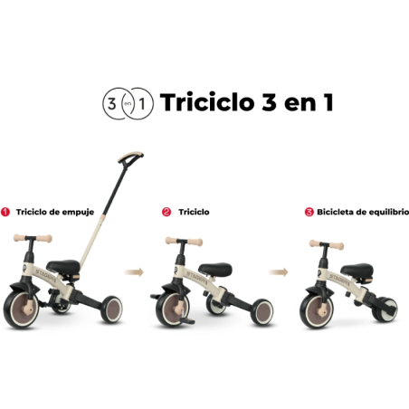Qplay Triciclo Stager Brown