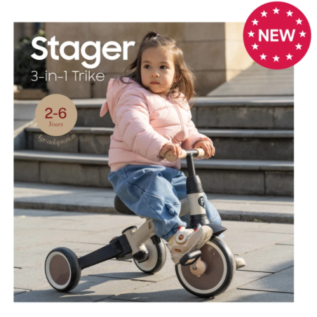 Qplay Triciclo Stager Brown