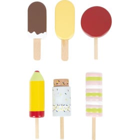 Set De Helados De Madera 2