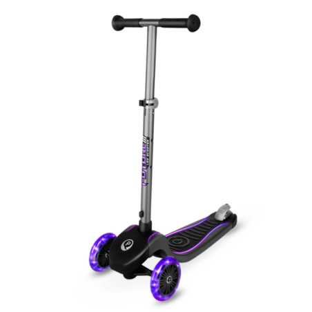 Qplay Patinete Future Eco Led Purple De Qplay
