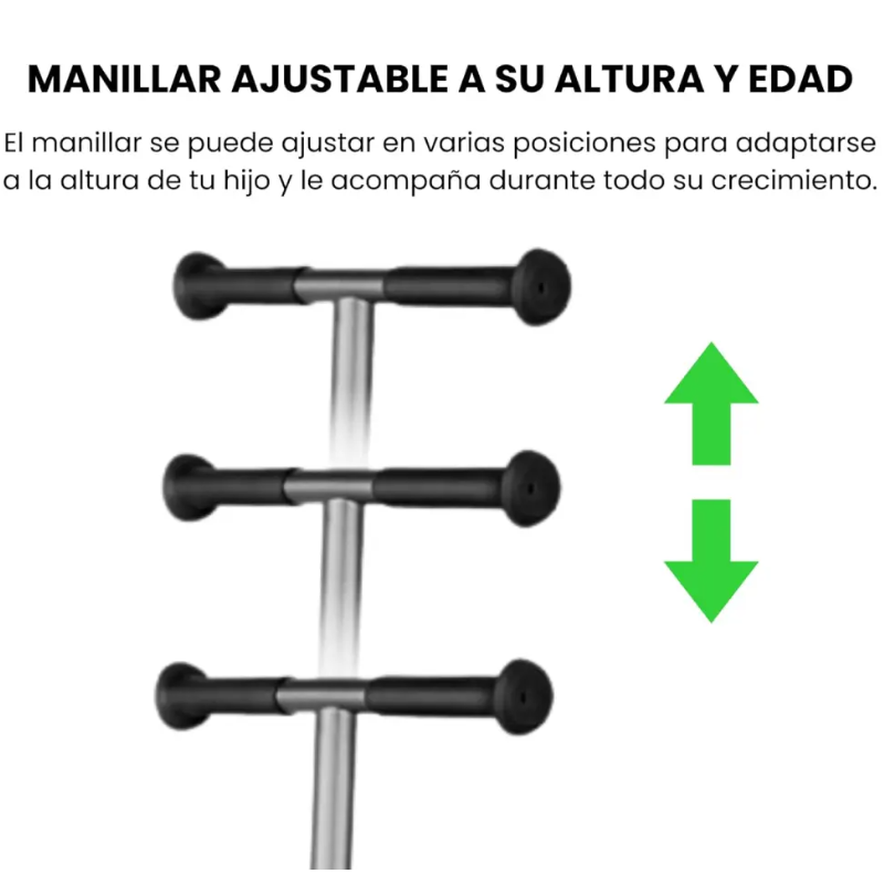 Qplay Patinete Future Eco Led Verde