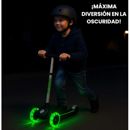 Qplay Patinete Future Eco Led Verde