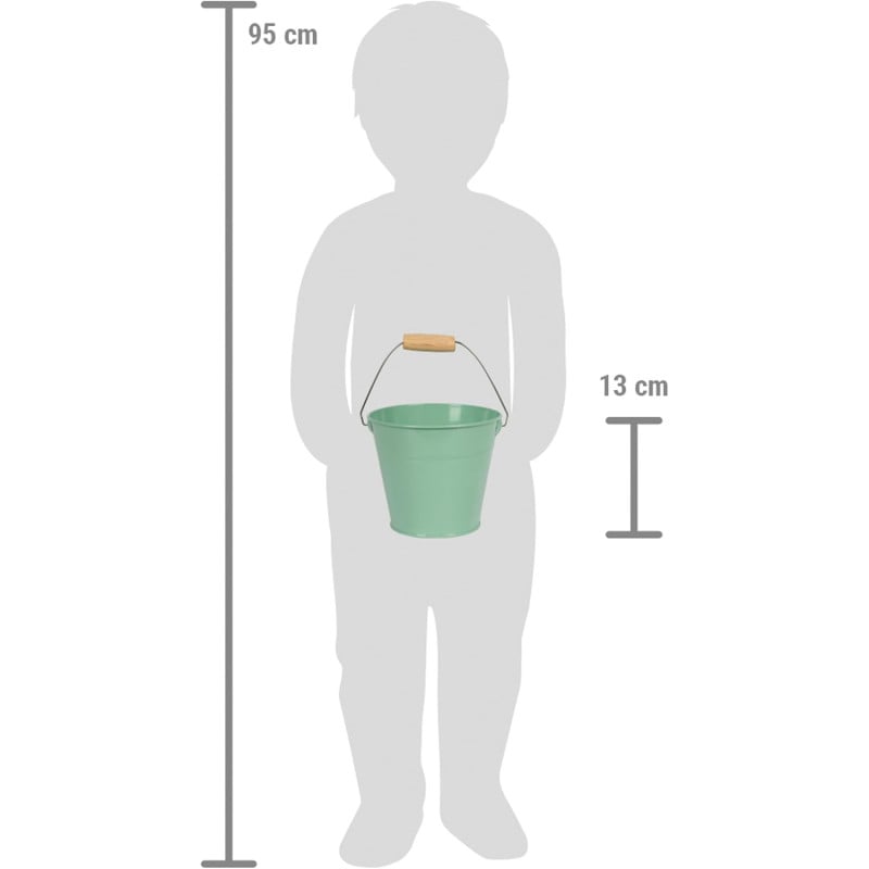 Set De Jardinería Con Pala Y Cubo