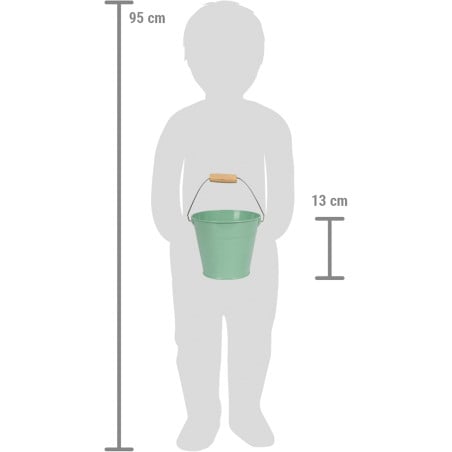 Set De Jardinería Con Pala Y Cubo