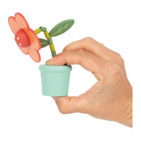 Flor Bailarina De Madera