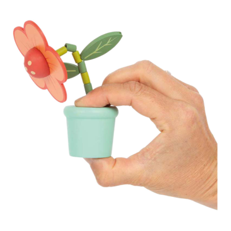 Flor Bailarina De Madera