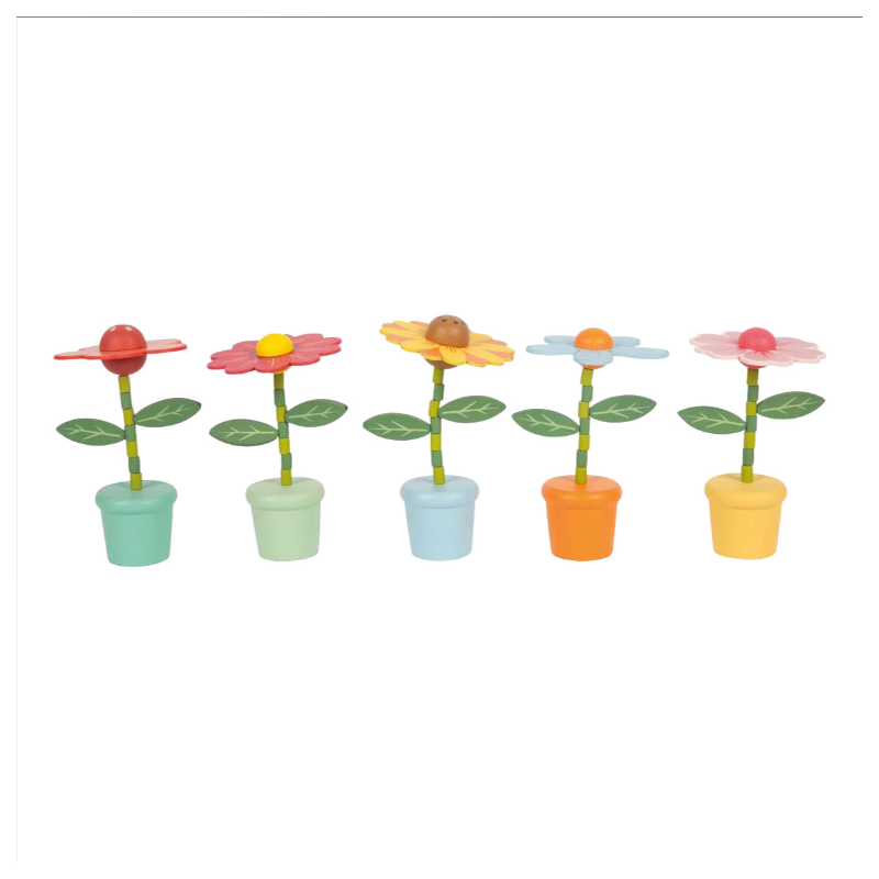 Flor Bailarina De Madera