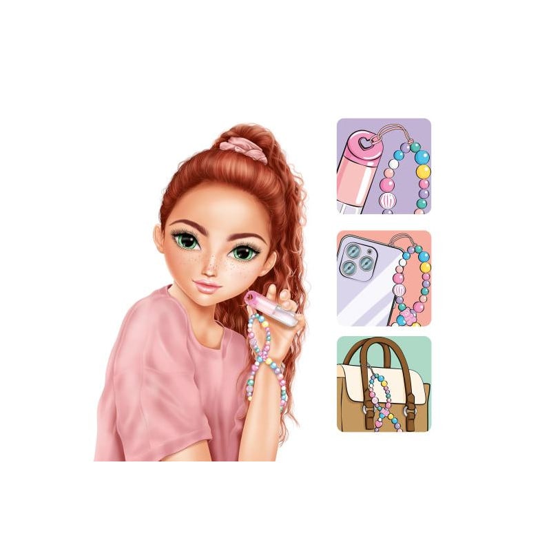 Top Model Brillo De Labios Con Colgante De Perlas Candy Glam