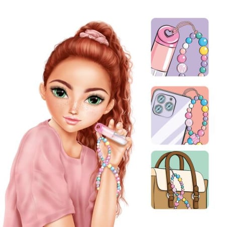 Top Model Brillo De Labios Con Colgante De Perlas Candy Glam