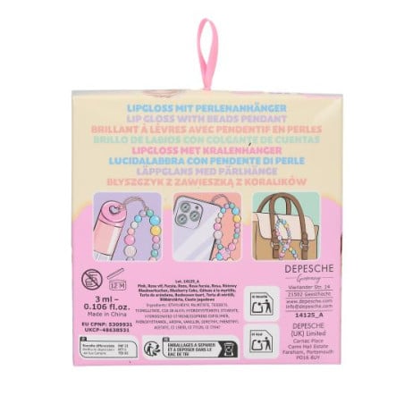 Top Model Brillo De Labios Con Colgante De Perlas Candy Glam