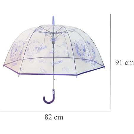 Paraguas Kuromi Manual Burbuja