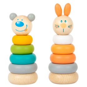 Juego Torre De Apilar Madera