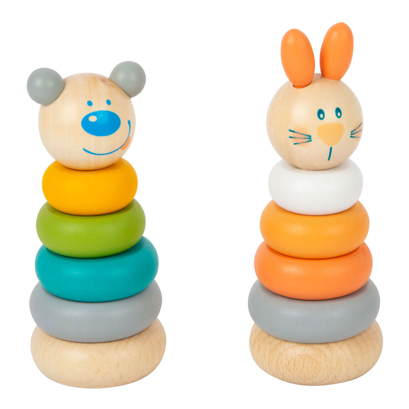 Juego Torre De Apilar Madera