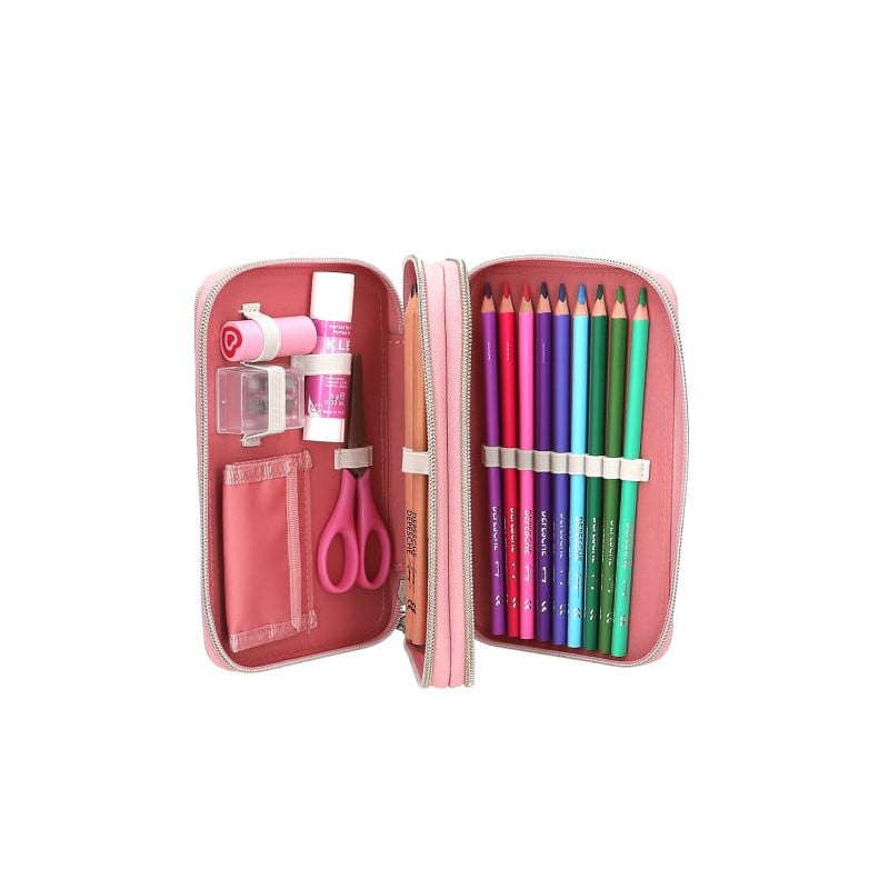 TOPModel Estuche De 2 Compartimentos Heart To Heart