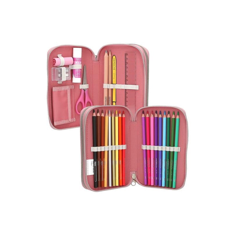 TOPModel Estuche De 2 Compartimentos Heart To Heart