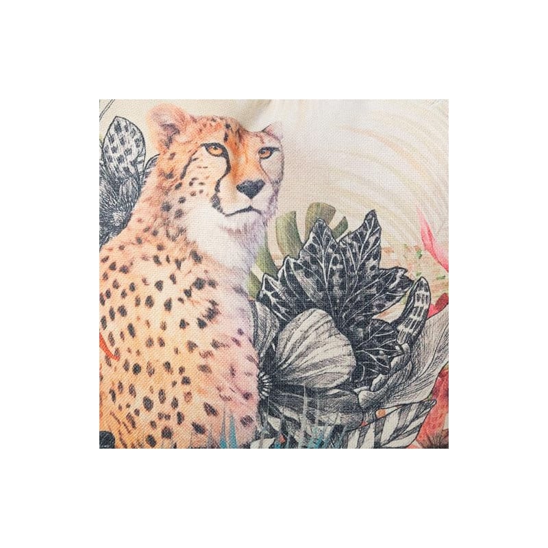 Cojín Animal Print Lino Poliester 45x45CM